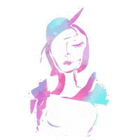 Art Woman Sticker