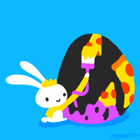 Easter Bunny Pizza GIF by Animation Domination High-Def