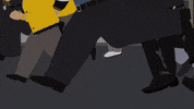 slow motion running GIF by South Park 