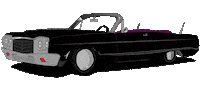 Lask pink black carro Sticker