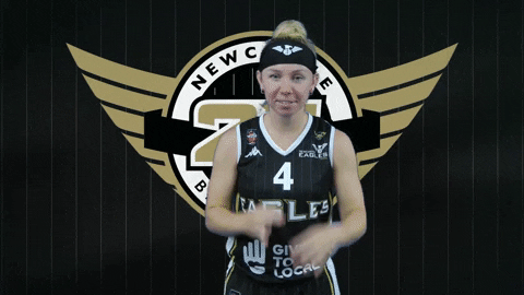 newcastleeagles giphygifmaker wbbl british basketball maddy GIF