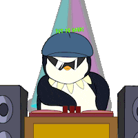 Las Vegas Happy Dance Sticker by Pudgy Penguins