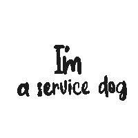 zoemysd service dog zoemysd Sticker