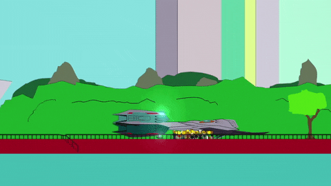 spaceship flying GIF by South Park 