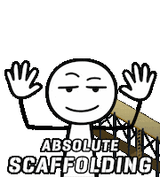 Absolute Cinema Sticker by Core Scaffold