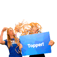 Party Top Sticker by AFAS Software