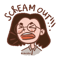 Scream Sticker