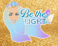 SquatchandSiren beach light glitter mermaid GIF