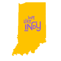 welikeindy indiana indy indianapolis nosgustaindy Sticker