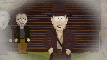 indiana jones smiling GIF by South Park 