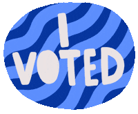 kimsielbeck 2020 vote election i voted Sticker