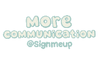 signmeupbabyllc asl communication signmeup babysign Sticker