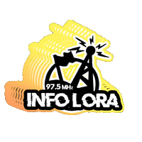 radiolora lora radio lora radiolora info lora Sticker