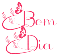 Bom Dia Butterfly Sticker