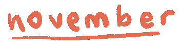 Time November Sticker