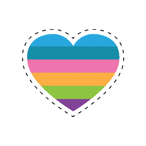 BanffPride heart pride loveislove banff Sticker