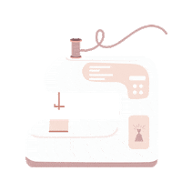 Sewing Machine Maquina De Coser Sticker by Sweet Bell