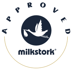 MilkStork giphyupload mom milk approved Sticker