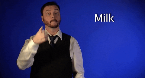 sign language milk GIF by Sign with Robert