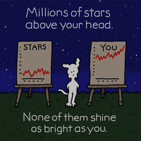 I Love You Stars GIF by Chippy the Dog