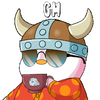 Tired Good Morning Sticker by Pudgy Penguins