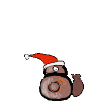 Christmas Droid Sticker by Svoimi Slovami