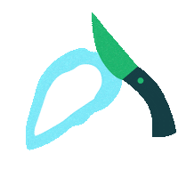 Oyster Sticker by wecandoo