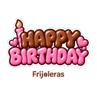 Celebrate Happy Birthday Sticker by frijoleras