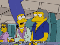nervous marge simpson GIF