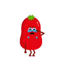 Sad Cry Sticker by Cucchiaio d'Argento