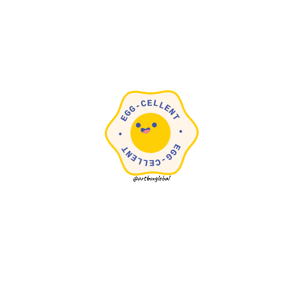 Happy Good Vibes Sticker by ArtBox Global