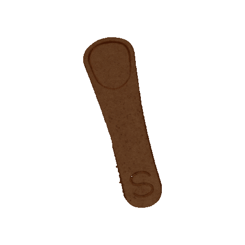Spoonies chocolate ice sustainable bowl Sticker