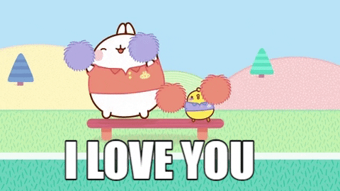 Happy I Love You GIF by Molang