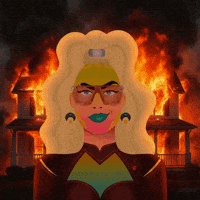 House On Fire Wow GIF by World Of Women