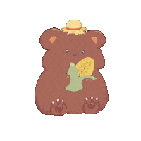 Farmer Corn Sticker
