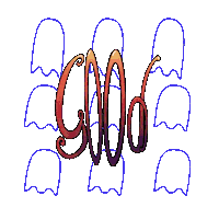 ilragazzointerdetto sticker good ghost typo Sticker