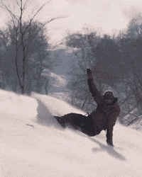 NideckerSnowboards japan spray snowboard snowboarding GIF