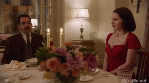 rachel brosnahan miriam GIF by The Marvelous Mrs. Maisel
