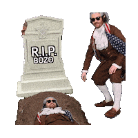 Peace Out Rip Sticker