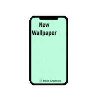 BeanCreatives new post post iphone wallpaper Sticker