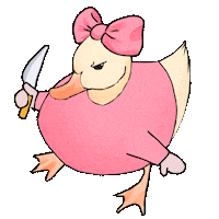 Halloween Duck Sticker