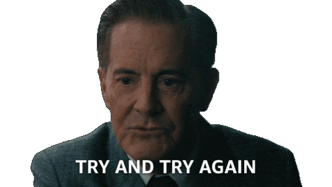 Keep Trying Never Give Up Sticker by Amazon Prime Video