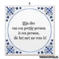 Nl Gezelligheid Sticker by Tegelspreuken.nl