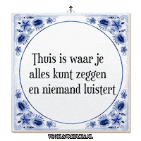 Nl Rust Sticker by Tegelspreuken.nl