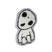 chilla_killa pin embroidery kodama chilakilla Sticker