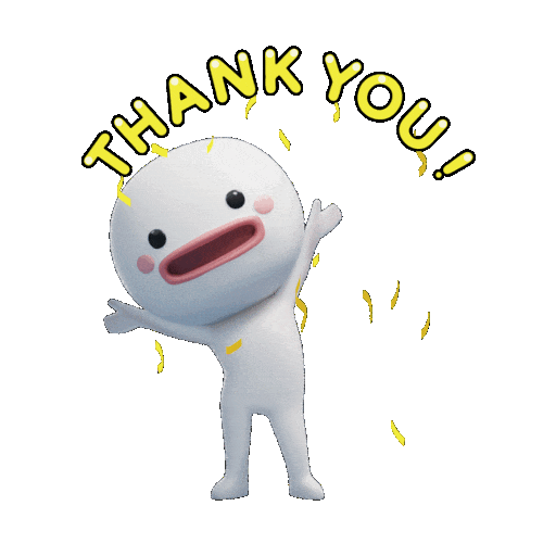 thanks thank you Sticker by Assemblr
