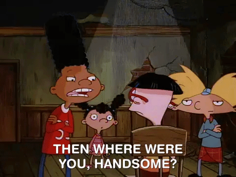 hey arnold nick splat GIF