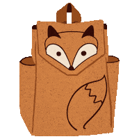 Fox Leaf Sticker