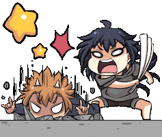 Angry Hit Sticker by Jin