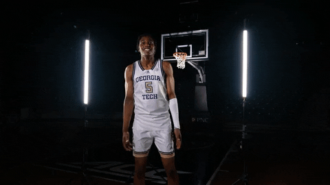 Georgia Tech Basketball GIF by Georgia Tech Yellow Jackets